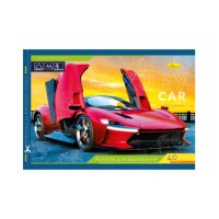 Альбом для рисования "Luxury Car" АП-0305-3, 40 листов, скоба с перфорацией