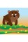 Детская развивающая книга Мама и малыши "Енотики" 402863 с наклейками