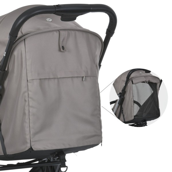 Коляска детская прогулочная LINK ME 1129 Beige Striped