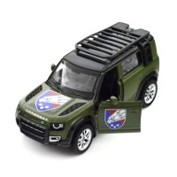 Автомодель серии "Шевроны Героев" Land Rover Defender 110 "25 ОПДБр" TechnoDrive 250289M