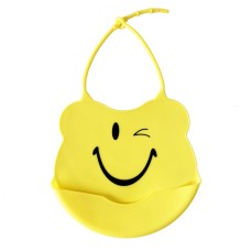 Детский слюнявчик Мини  MGZ-0604(Yellow) силиконовый