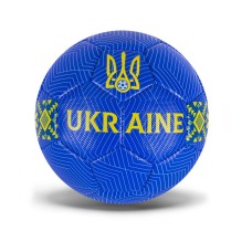 Мяч футбольный "Ukraine" FU2582 размер № 5  Синий