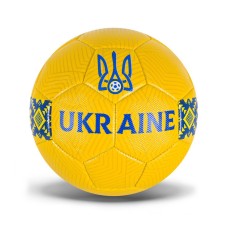 Мяч футбольный "Ukraine" FU2582 размер № 5  Желтый