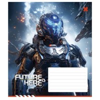 Тетрадь ученическая «Future is Here» 012-3417K-1 в клеточку, 12 листов
