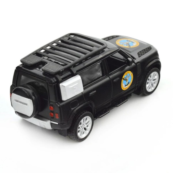 Автомодель серии "Шевроны Героев" Land Rover Defender 110 "ГУР МО" TechnoDrive 250364M