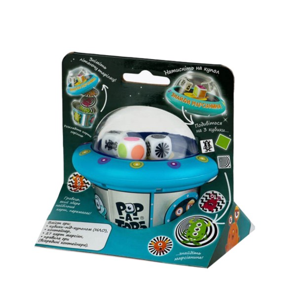 Настольная игра "Pop-A-Tops: Найди марсианина" FGS62 на украинском языке