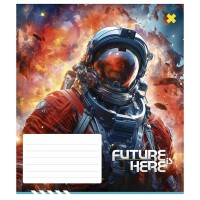 Тетрадь ученическая «Future is Here» 012-3417K-2 в клеточку, 12 листов