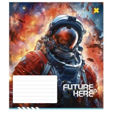 Тетрадь ученическая «Future is Here» 012-3417K-2 в клеточку, 12 листов