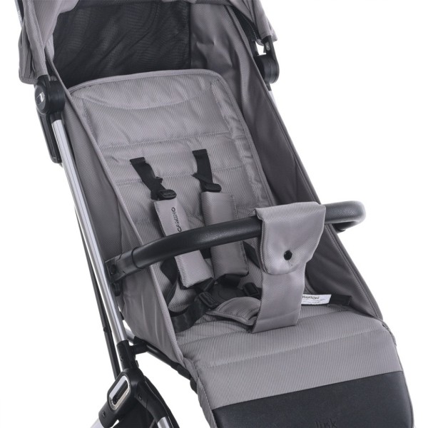 Коляска детская прогулочная LINK ME 1129 Silver Striped