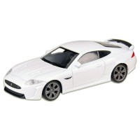 Машина металлическая JAGUAR XKR-S "WELLY" 44045CW масштаб 1:43 Белый