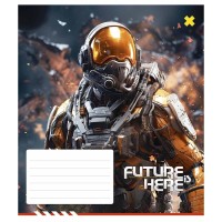 Тетрадь ученическая «Future is Here» 012-3417K-3 в клеточку, 12 листов