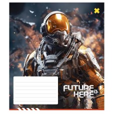 Тетрадь ученическая «Future is Here» 012-3417K-3 в клеточку, 12 листов