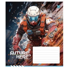 Тетрадь ученическая «Future is Here» 012-3417K-4 в клеточку, 12 листов