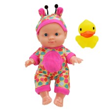 Дитяча Лялька-Пупс "Cute baby" HX623-5/7 з іграшкою Рожевий