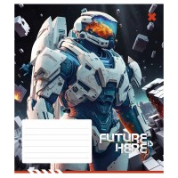 Тетрадь ученическая «Future is Here» 012-3417K-5 в клеточку, 12 листов