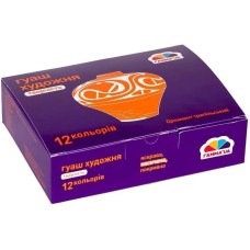 Детские гуашевые краски "Творчество" 400205, 12 цветов