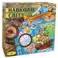 Настольная игра "Вокруг света" 82258 географический квест