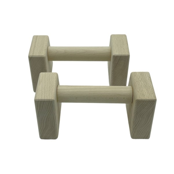 Паралетси, упори для віджимання дерев'яні Wood Gym Push Up NE-WD-20 з бука 20 см 2 шт