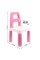 Дитячий стілець "Kids Chair" 0167TXK рожевий, до 75 кг