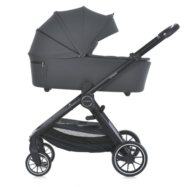 Коляска детская универсальная 2 в 1 GENESIS ME 1126 Asphalt Gray
