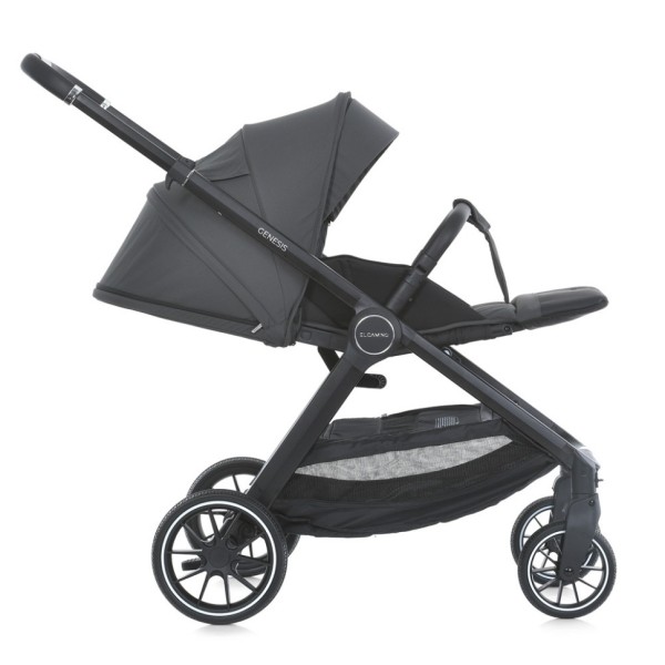 Коляска детская универсальная 2 в 1 GENESIS ME 1126 Asphalt Gray