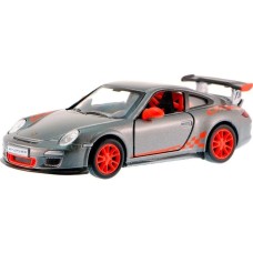 Колекційна іграшкова машинка PORSCHE 911 GTS RS KT5352W інерційна  Сірий