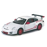 Колекційна іграшкова машинка PORSCHE 911 GTS RS KT5352W інерційна  Білий