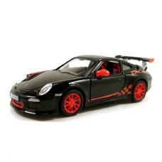 Колекційна іграшкова машинка PORSCHE 911 GTS RS KT5352W інерційна  Чорний