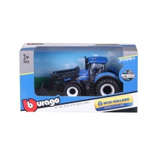Дитяча іграшка Трактор "New Holland T7.315" Bburago 18-31632 з фронтальним навантажувачем