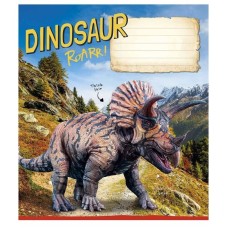 Тетрадь ученическая "Jurassic world" 018-3310K-1 в клетку, 18 листов