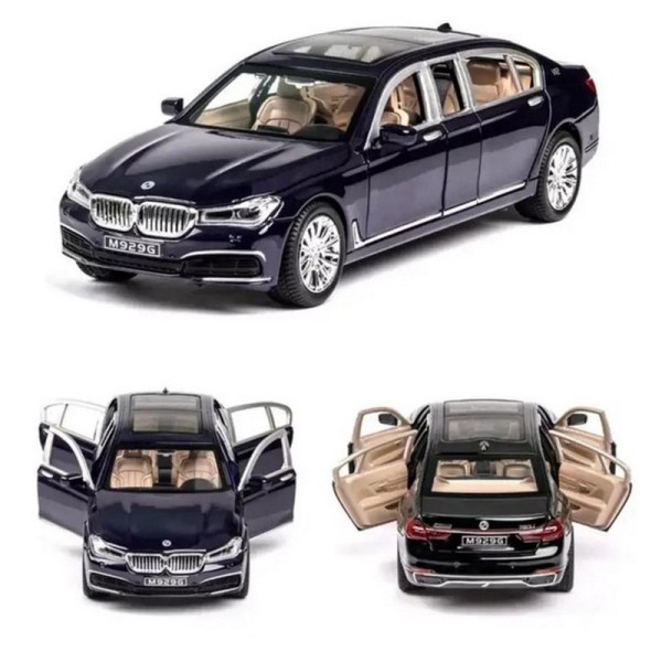 Автомодель автомобиля BMW 760 7695(Black) свет, звук, открываются двери
