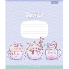 Тетрадь ученическая "Just be Kawaii" 012-3408K-3 в клетку, 12 листов