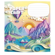Тетрадь ученическая «Paper craft» 012-3354K-5 в клеточку, 12 листов