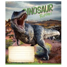 Тетрадь ученическая "Jurassic world" 018-3310K-3 в клетку, 18 листов