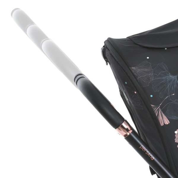 Коляска детская универсальная 2 в 1 PERSONA ME 1091-B Black Art