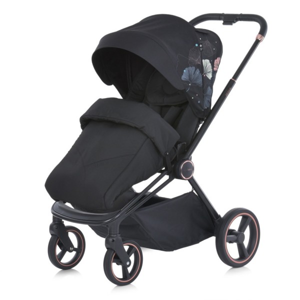 Коляска детская универсальная 2 в 1 PERSONA ME 1091-B Black Art