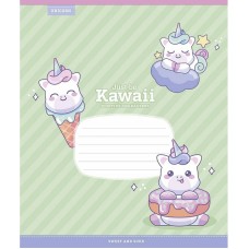 Тетрадь ученическая "Just be Kawaii" 012-3408K-5 в клетку, 12 листов