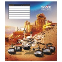 Тетрадь ученическая "Space singularity" 024-3384K-4 в клетку, 24 листов