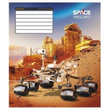Тетрадь ученическая "Space singularity" 024-3384K-4 в клетку, 24 листов
