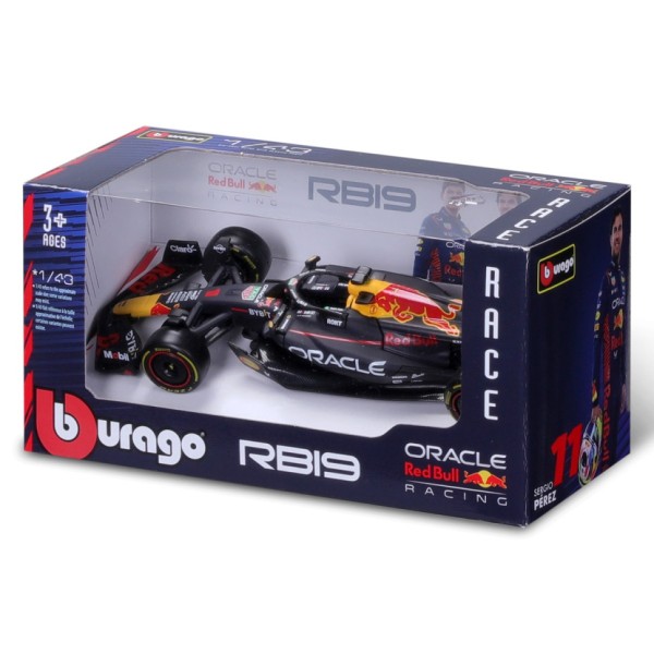 Коллекционная автомодель "Red Bull Racing RB19 (2023)" Bburago 18-38082, 1:43 масштаб