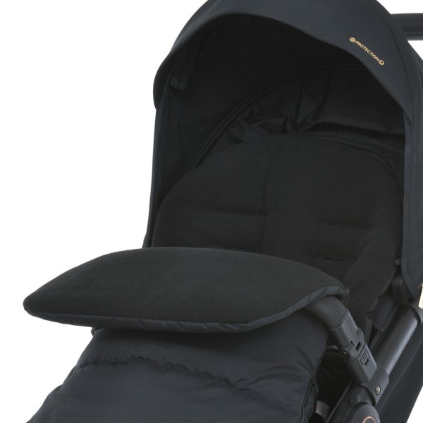 Конверт в коляску ME 1130 Footmuff Basic Black 96 х 43 см, застежки-молнии