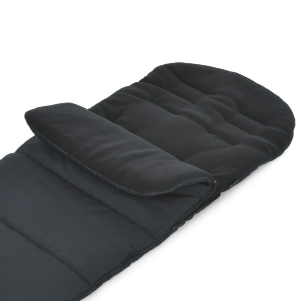 Конверт в коляску ME 1130 Footmuff Basic Black 96 х 43 см, застежки-молнии