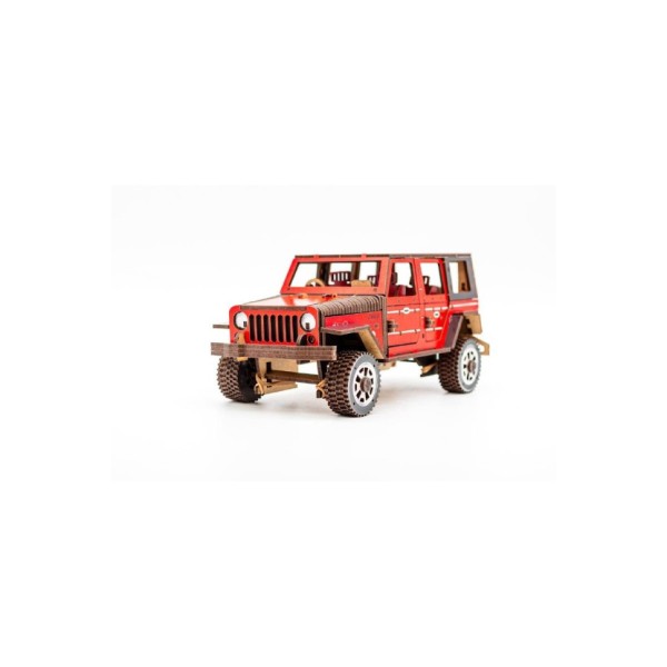 Дерев'яний 3D конструктор "Джип Wrangler" Арт-25162, 162 деталі