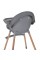 Стільчик для годування LUMI ME 1111 Gray екошкіра