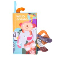 Розвиваюча книжка-шуршалка 668-230(Wild animal) англійські слова