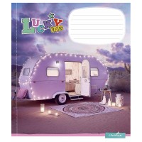Тетрадь ученическая "Lucku Vibes" 024-3360K-3 в клетку, 24 листов