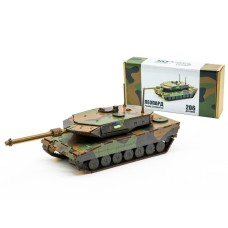 Деревянный 3D конструктор "Танк Леопард" 206-0260, 206 деталей