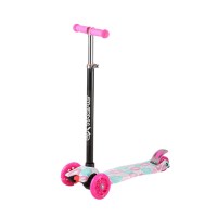 Самокат детский 3-х колесный SC25103(Pink) колеса со светом