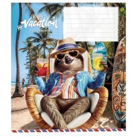 Тетрадь ученическая "Cool vacation" 018-3318K-4 в клетку, 18 листов