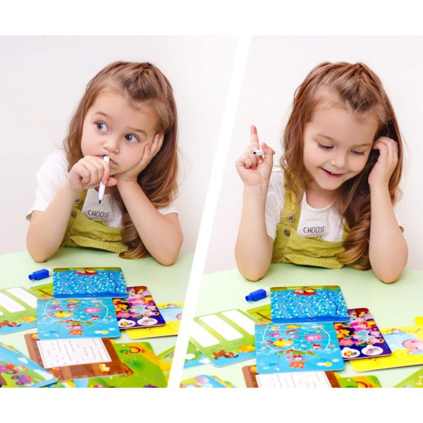 Настільна гра Пиши та витирай "Ферма" Vladi Toys  VT5010-19 укр